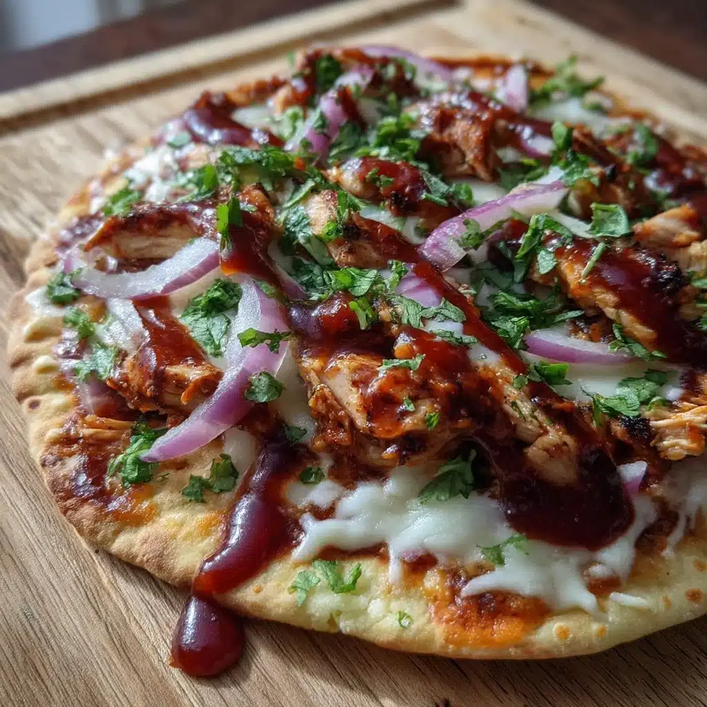 BBQ Chicken Pizza Flatbread