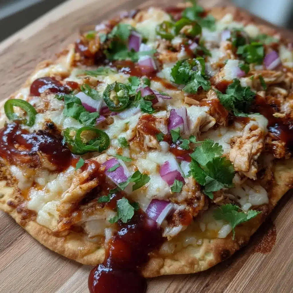 BBQ Chicken Pizza Flatbread