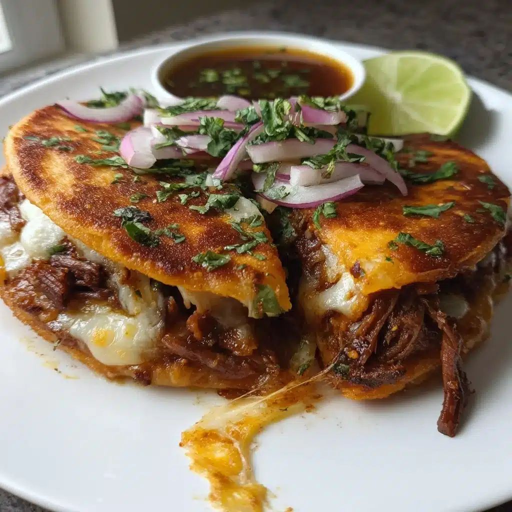 Birria Grilled Cheese Tacos