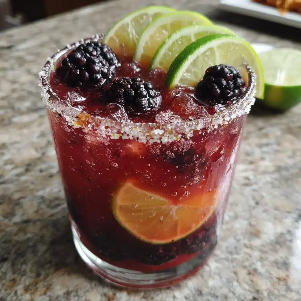 Blackberry Lime Margarita Smash