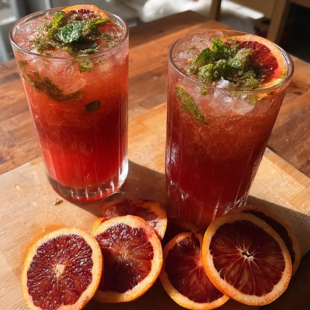 Blood Orange Sunset Spritzer