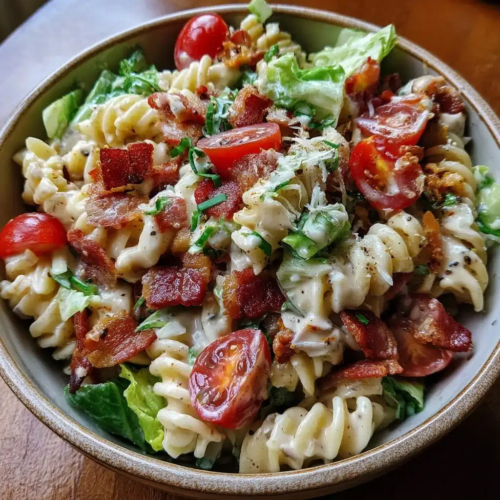 BLT Pasta Salad with Creamy Ranch Dressing