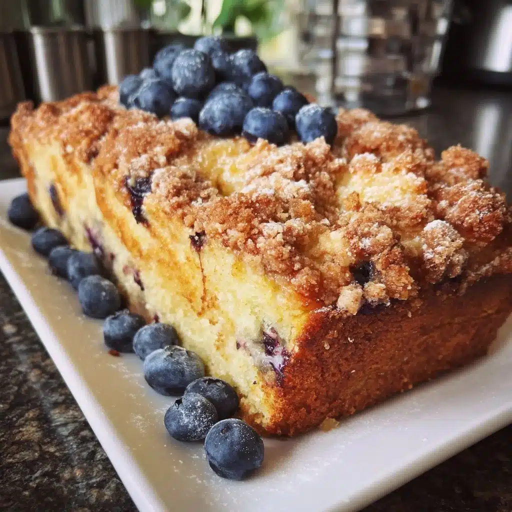 Blueberry Crumb Brunch Cake