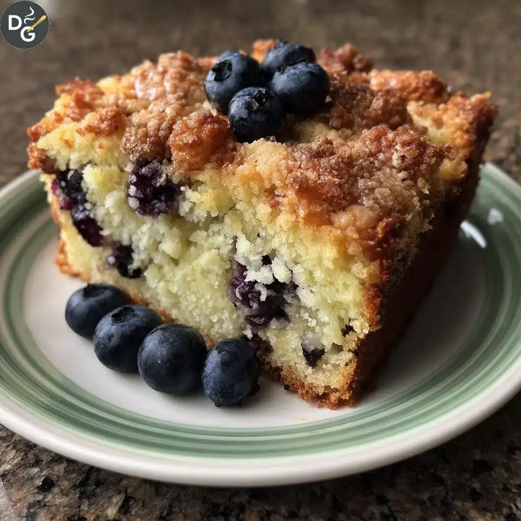 Blueberry Crumb Brunch Cake