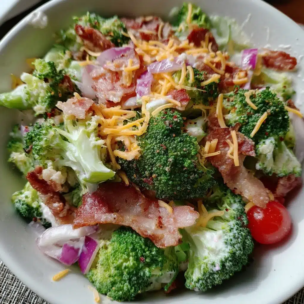 Broccoli Bacon Ranch Salad (Make-Ahead)