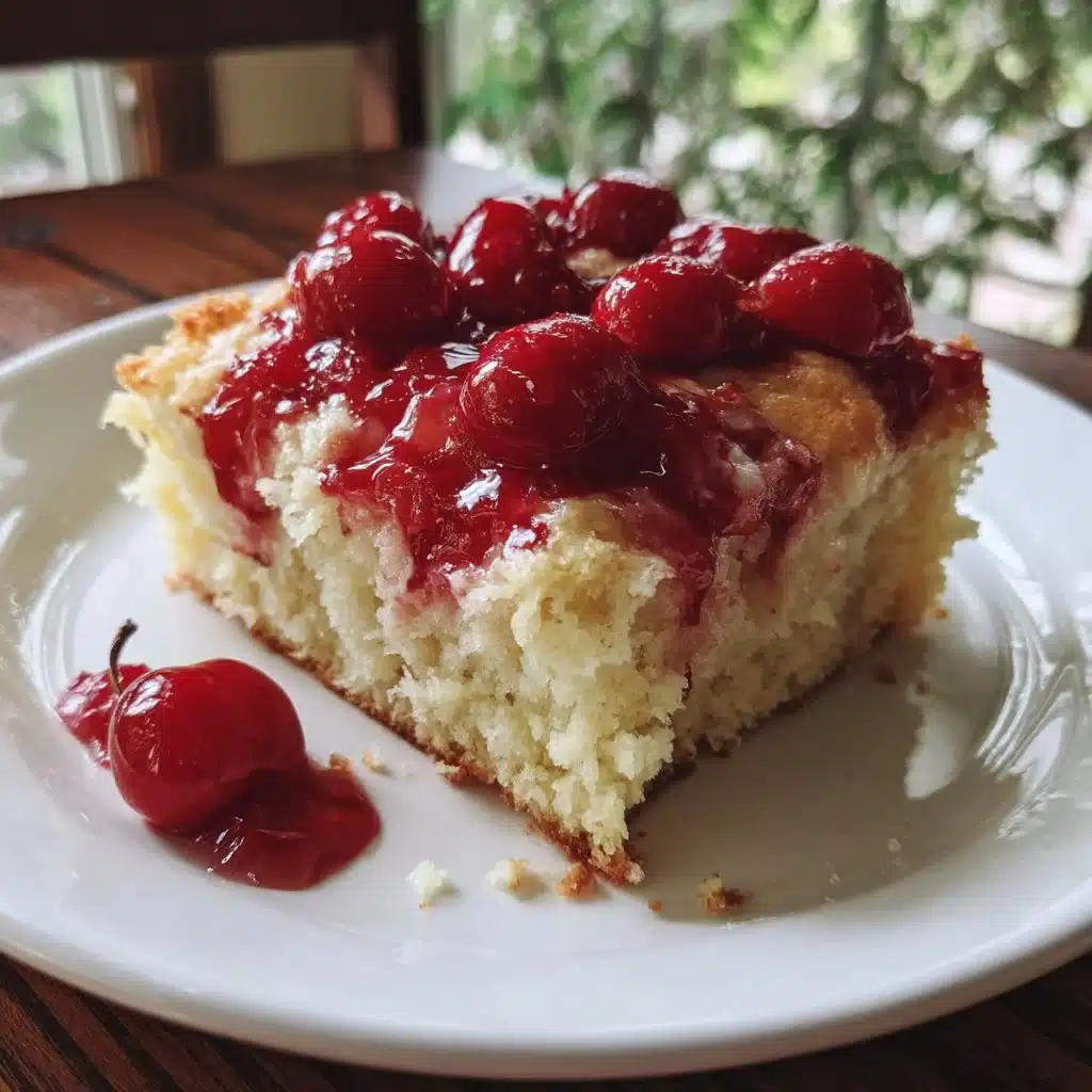 Cherry Vanilla Sheet Cake