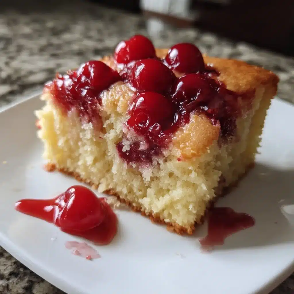 Cherry Vanilla Sheet Cake