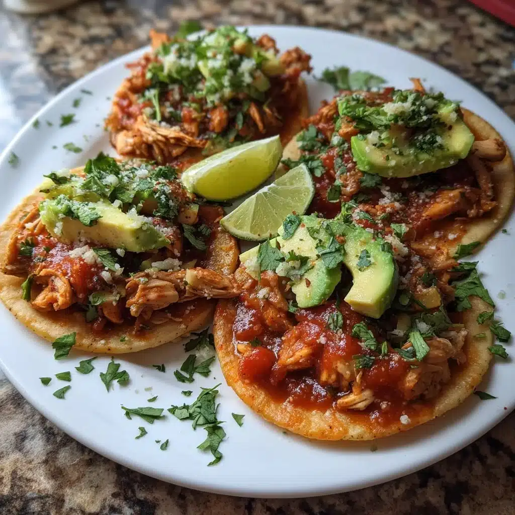 Chicken Tinga Tostadas