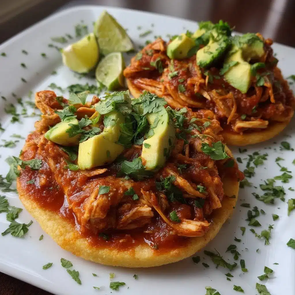 Chicken Tinga Tostadas