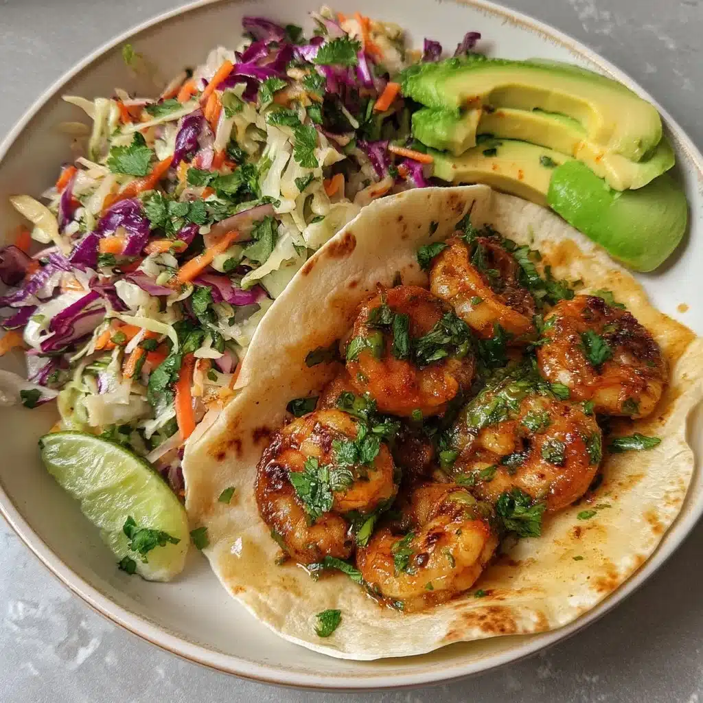 Chili-Lime Shrimp Tacos with Crunchy Slaw