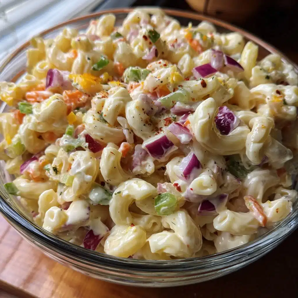 Classic Macaroni Salad with Creamy Dressing
