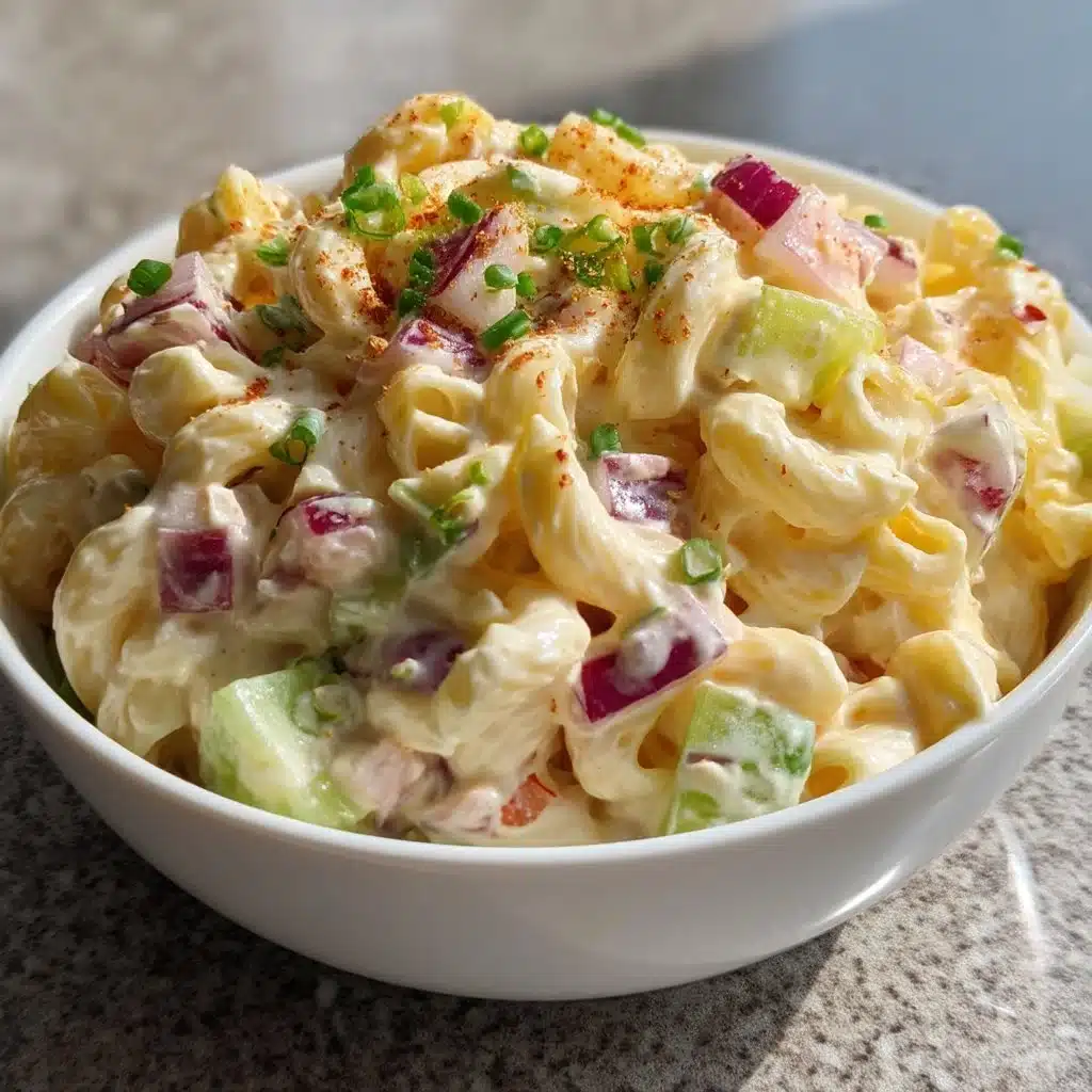 Classic Macaroni Salad with Creamy Dressing