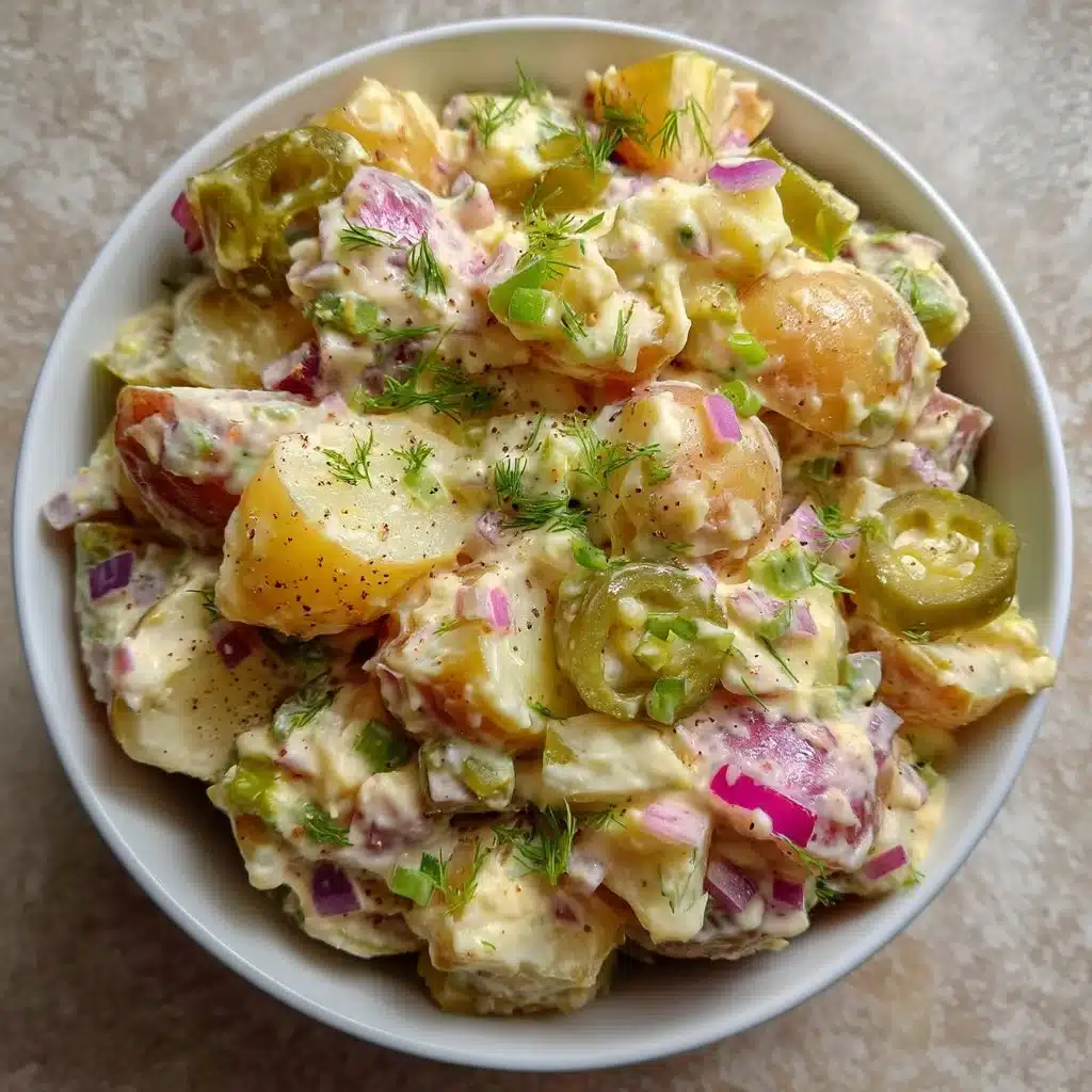 Classic Southern Potato Salad with Dijon and Pickles