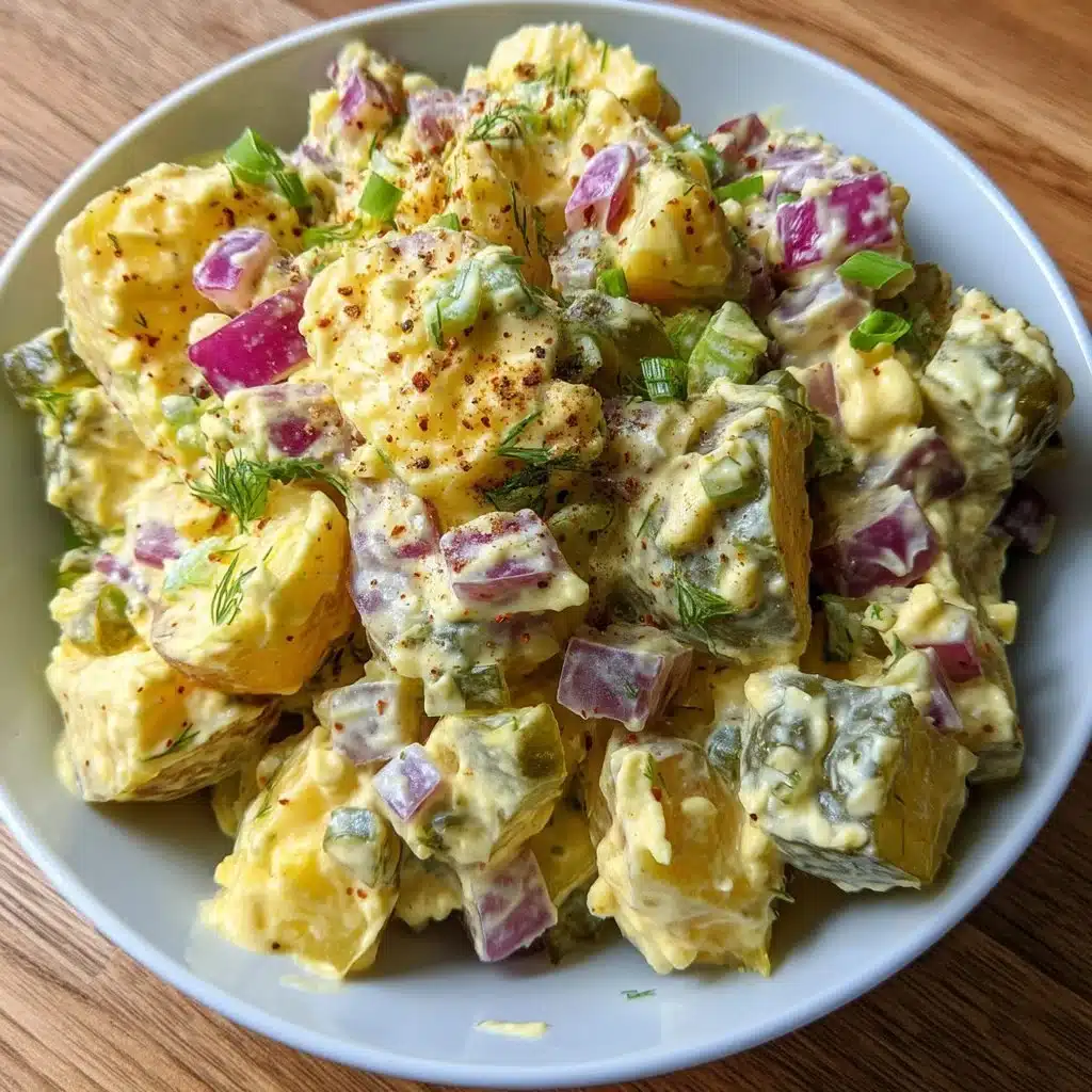 Classic Southern Potato Salad with Dijon and Pickles