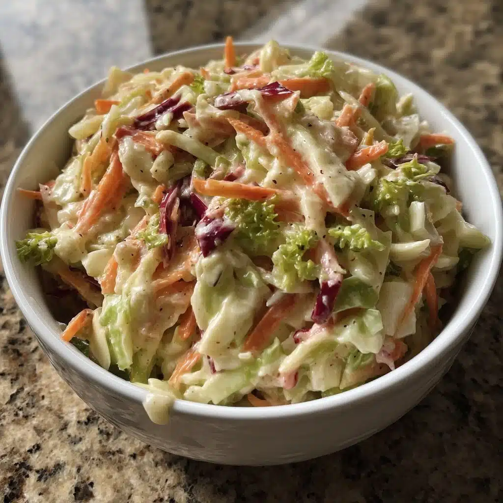 Creamy Coleslaw with Apple Cider Vinegar