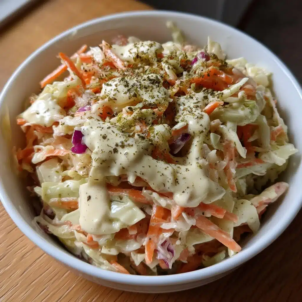 Creamy Coleslaw with Apple Cider Vinegar