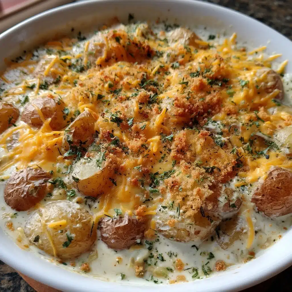Creamy Herb Ranch Potato Bake