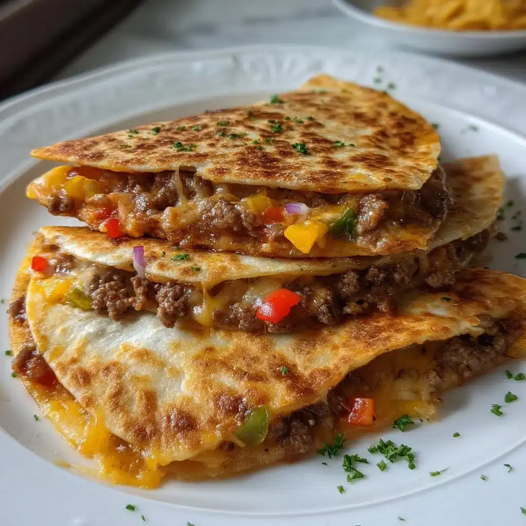 Crispy Beef Quesadillas