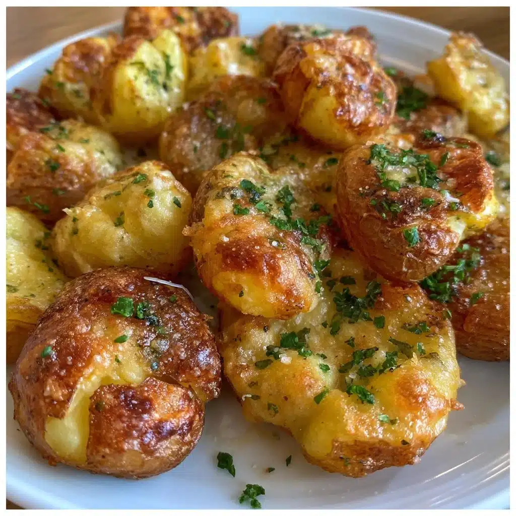 Crispy Ranch Smashed Potatoes
