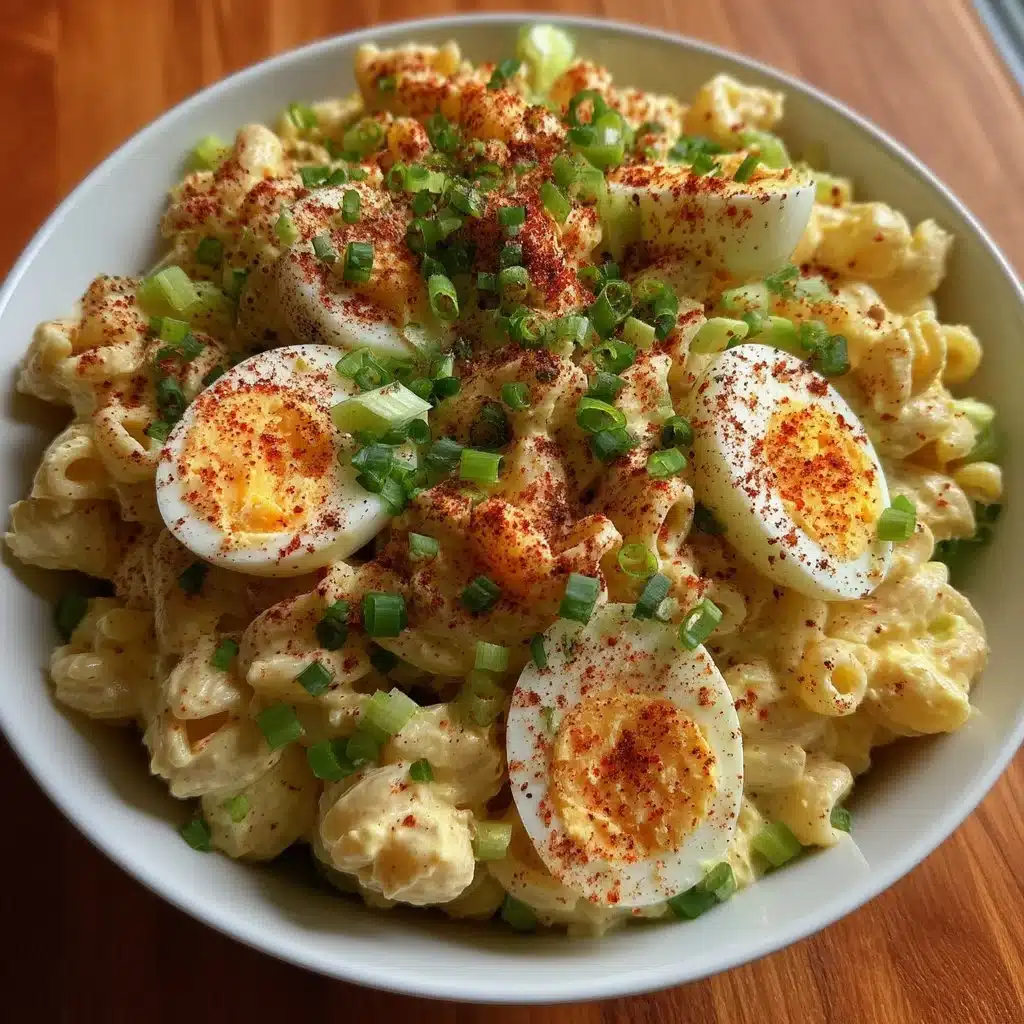 Deviled Egg Pasta Salad