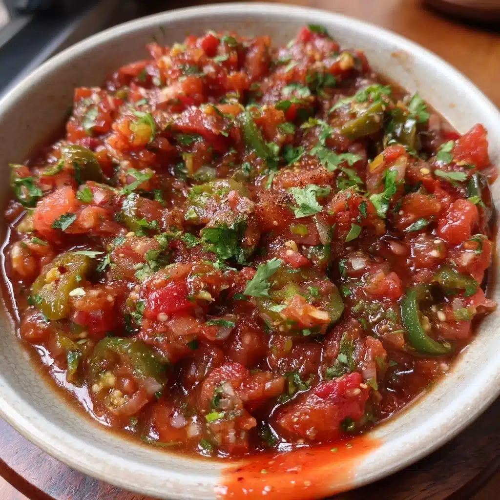 Fire-Roasted Tomato Salsa (Restaurant-Style)