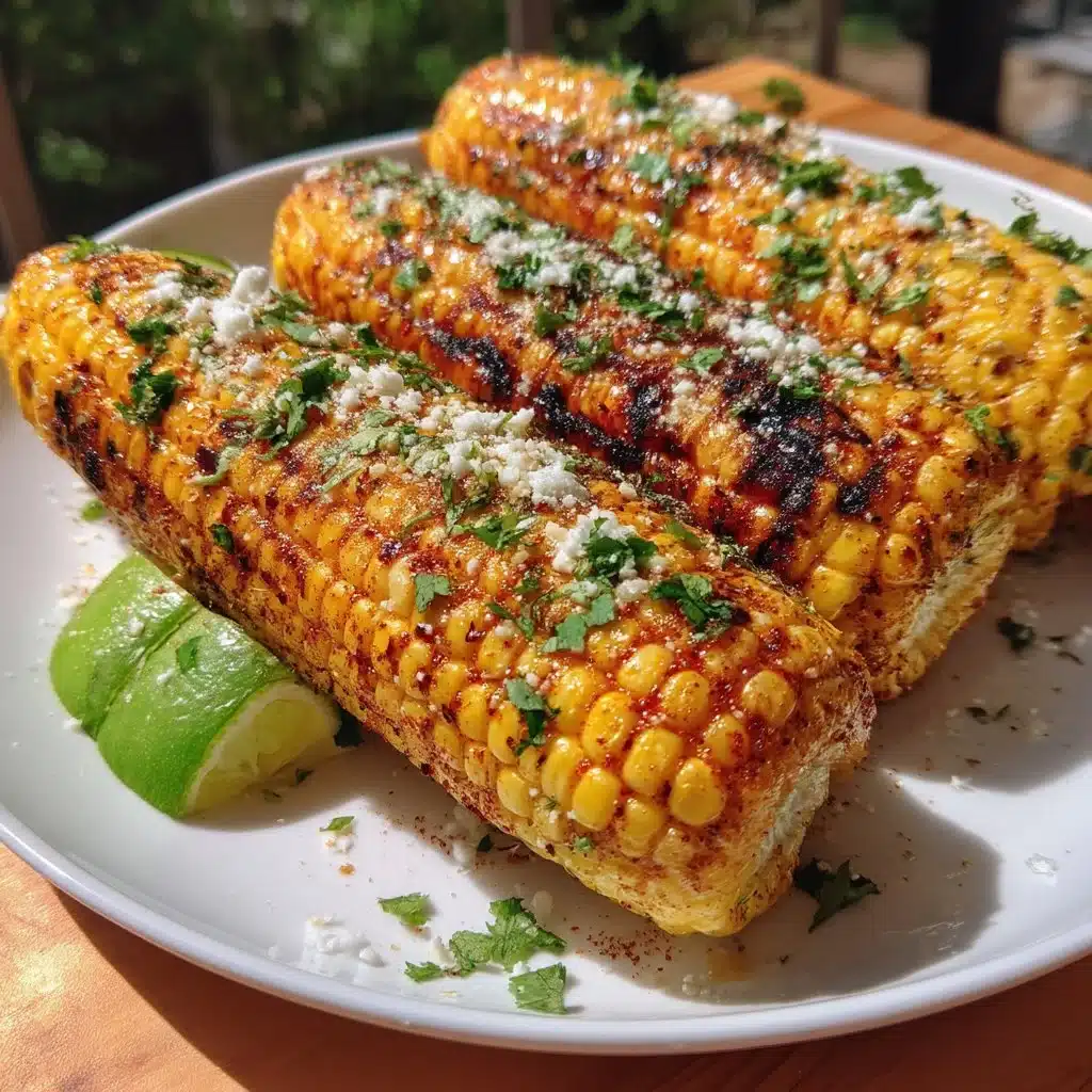 Grilled Mexican Street Corn (Elote) with Cotija