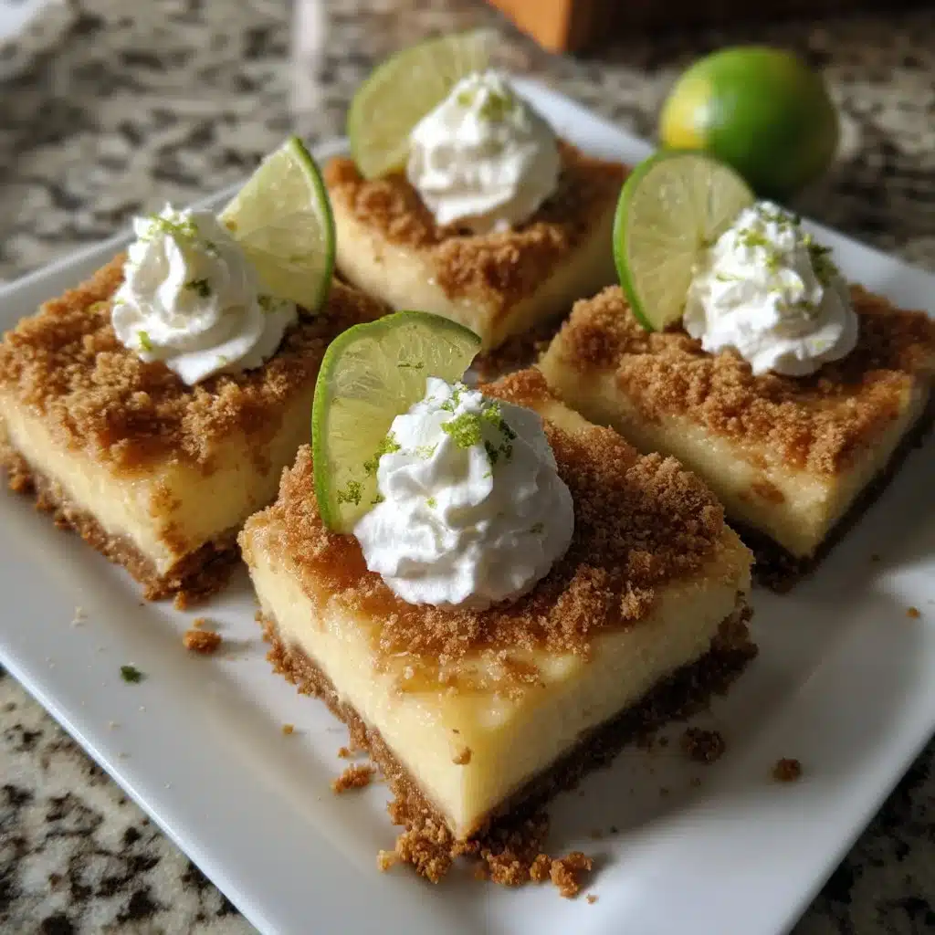 Key Lime Pie Bars with Graham Cracker Crust