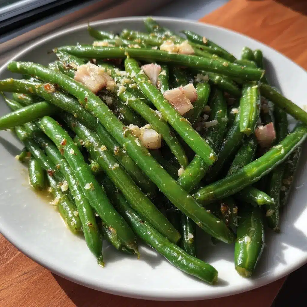 Lemon Garlic Butter Green Beans