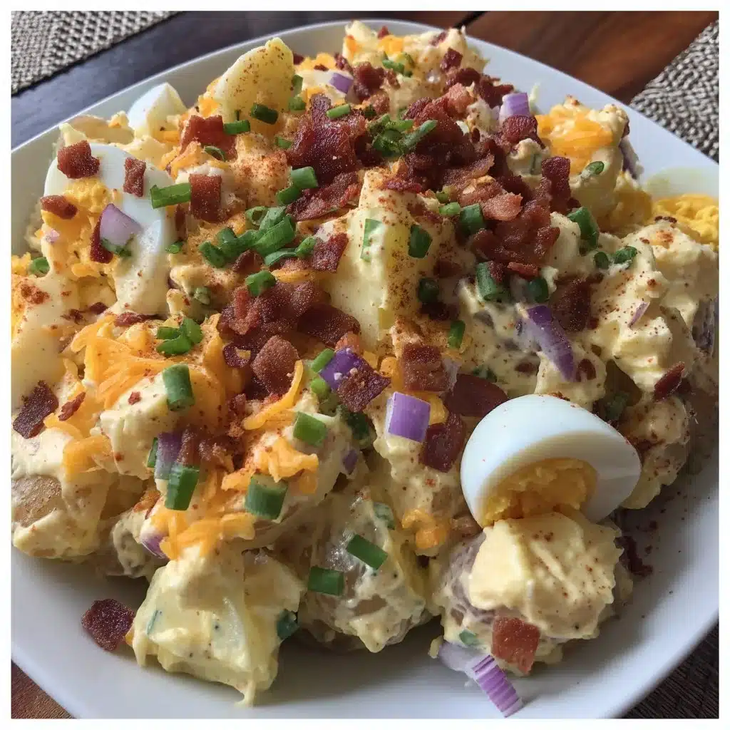 Loaded Deviled Egg Potato Salad