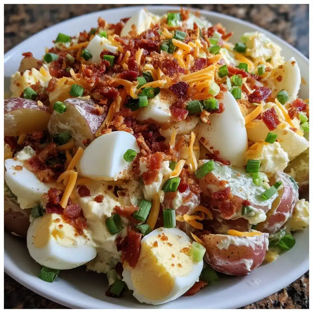 Loaded Deviled Egg Potato Salad