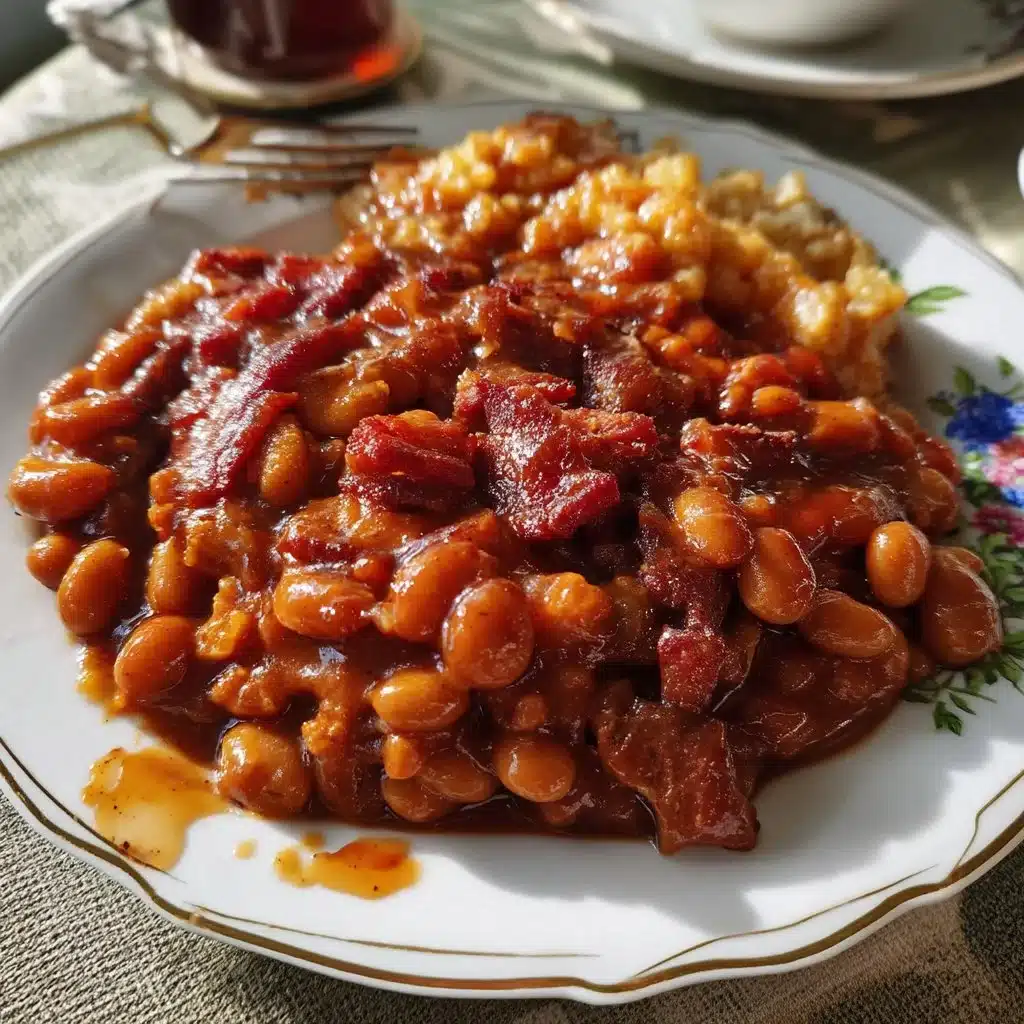 Maple Bourbon Baked Beans