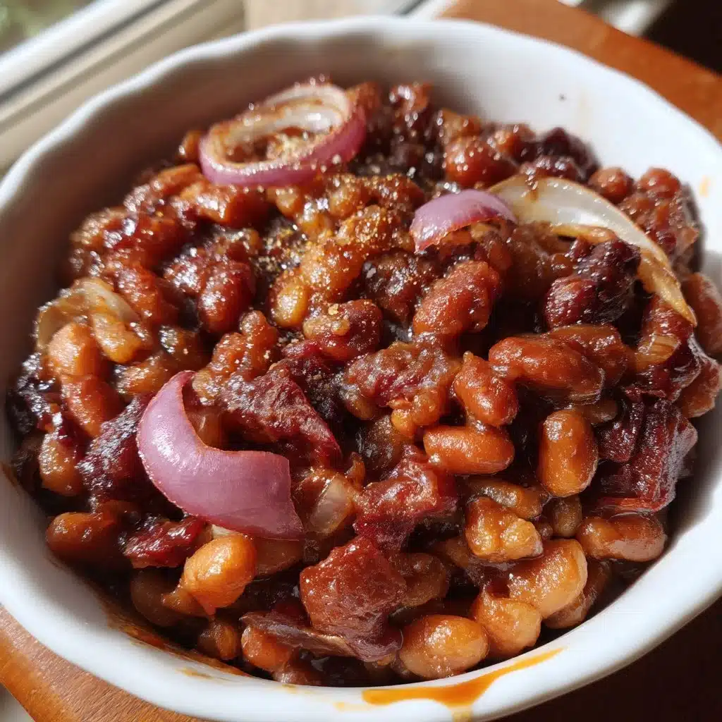Maple Bourbon Baked Beans