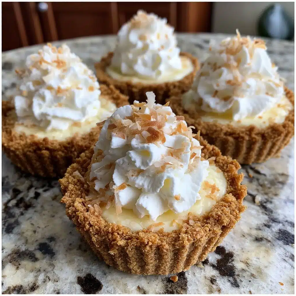 Mini Coconut Cream Pie Cups