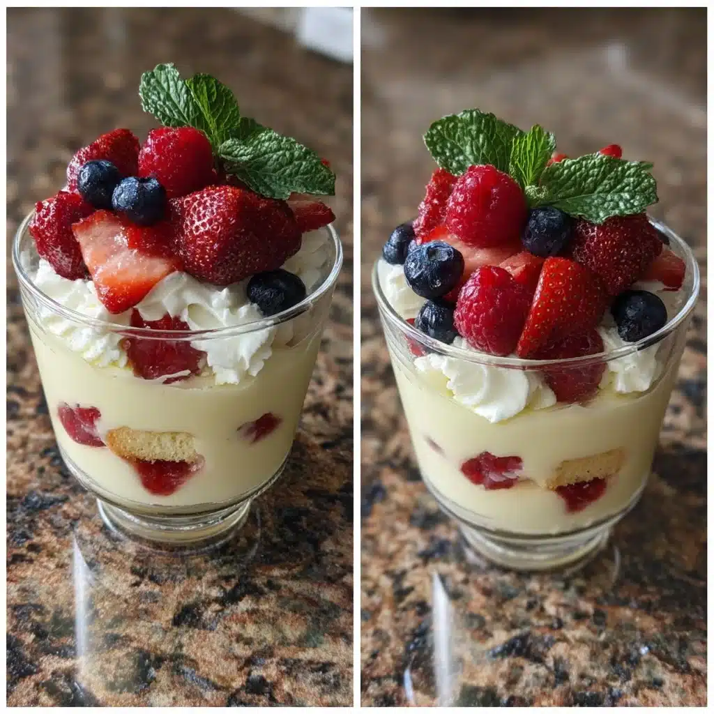 Mini Lemon Berry Trifles