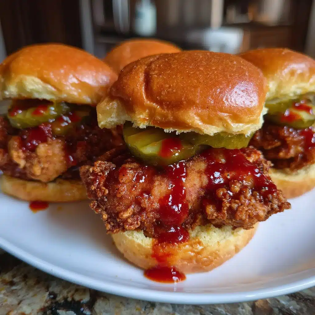 Nashville Hot Chicken Sliders