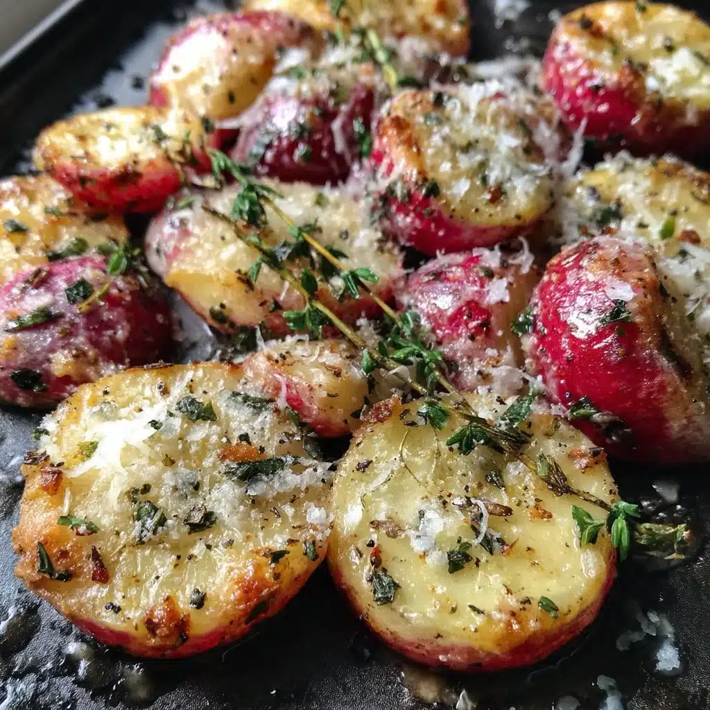Parmesan Roasted Radishes with Herbs