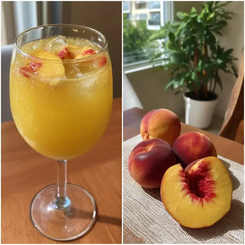 Peach Bellini Mocktail