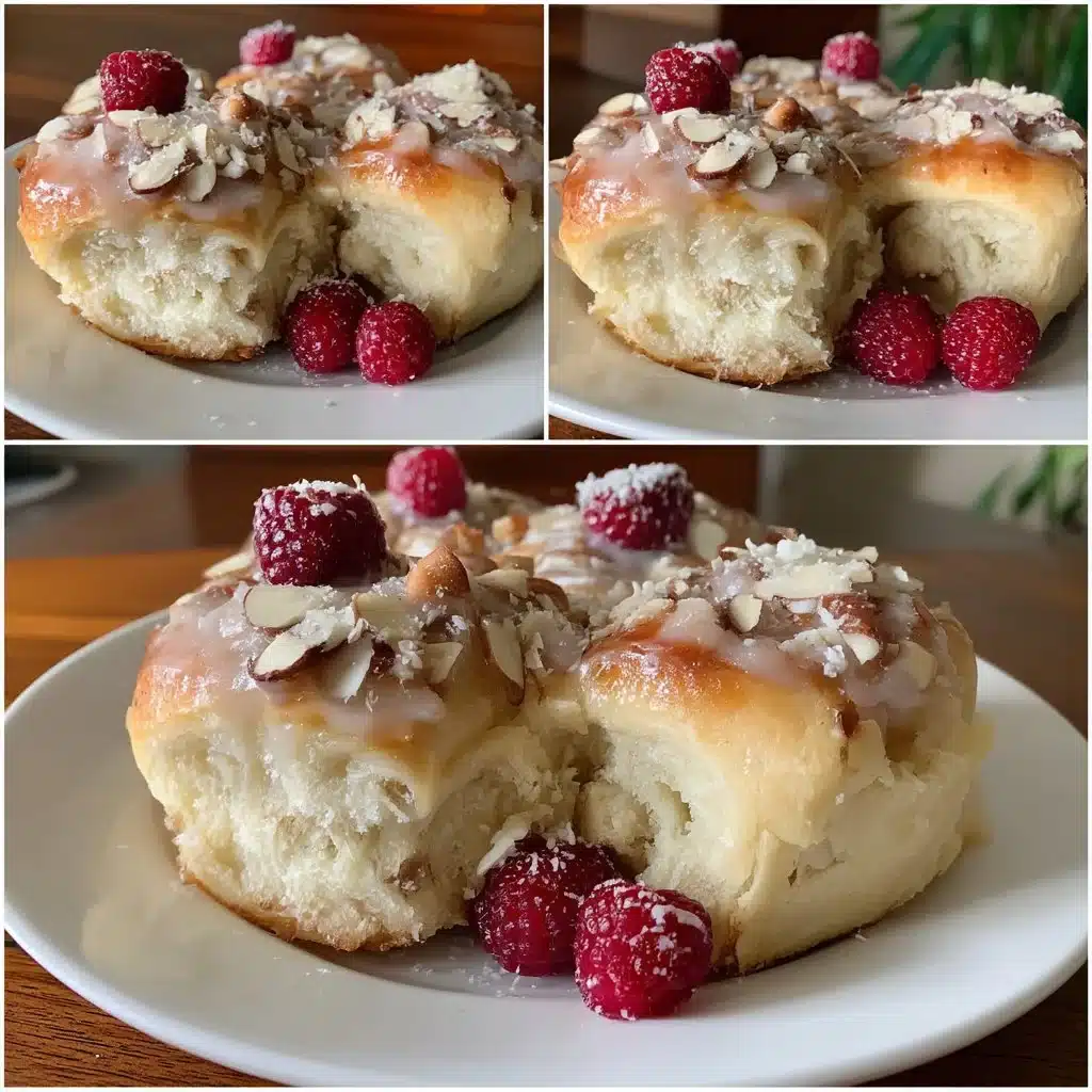 Raspberry Almond Sweet Roll Bake