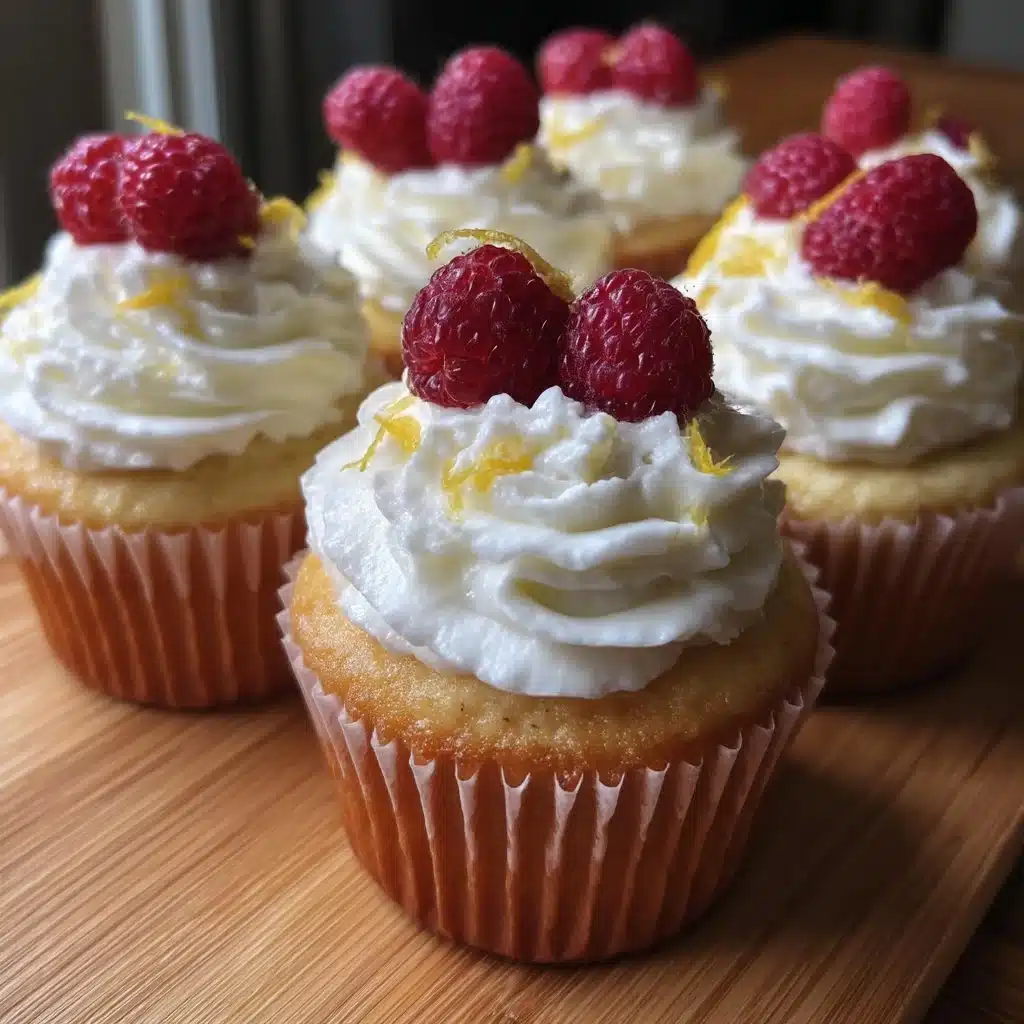 Raspberry Lemonade Cupcakes with Citrus Buttercream