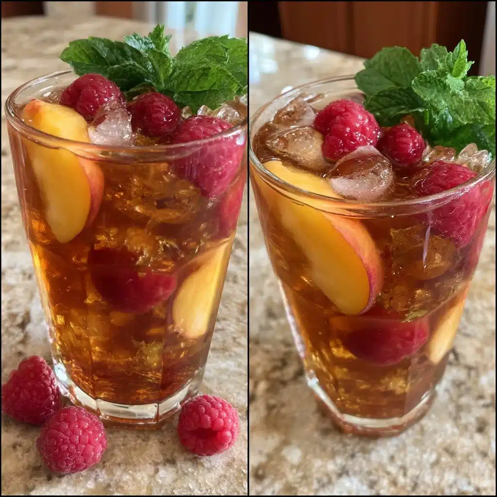 Raspberry Peach Sweet Tea