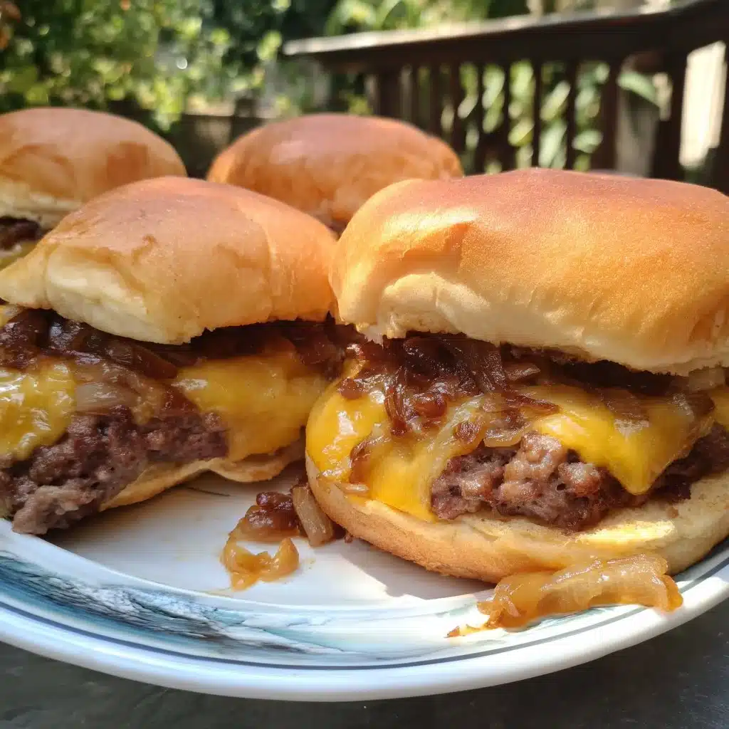 Smash Burgers with Caramelized Onions and Special Sauce