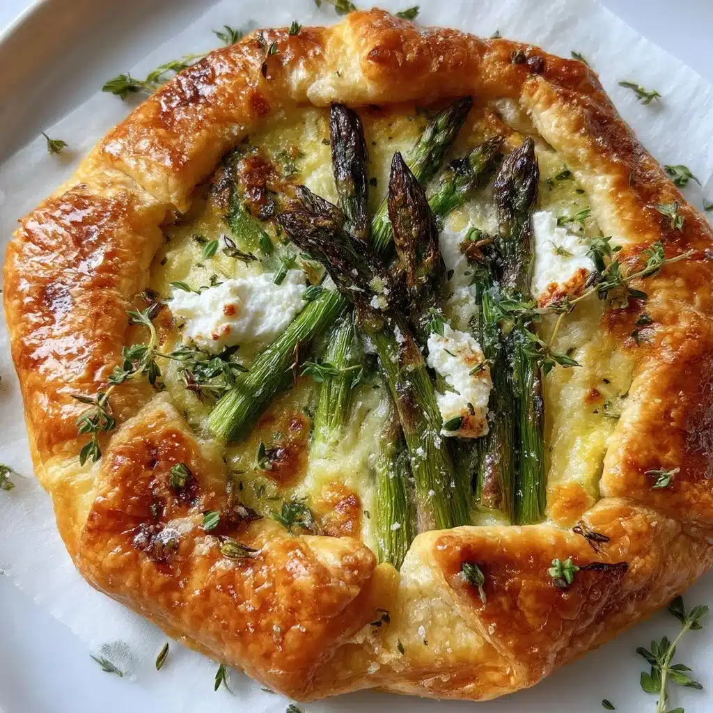 Spring Asparagus Ricotta Galette