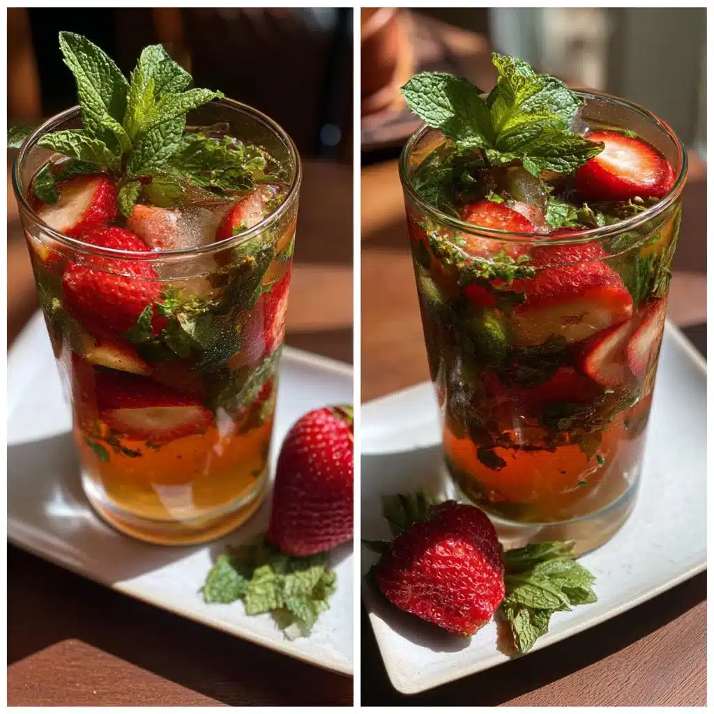 Strawberry Mint Sweet Tea