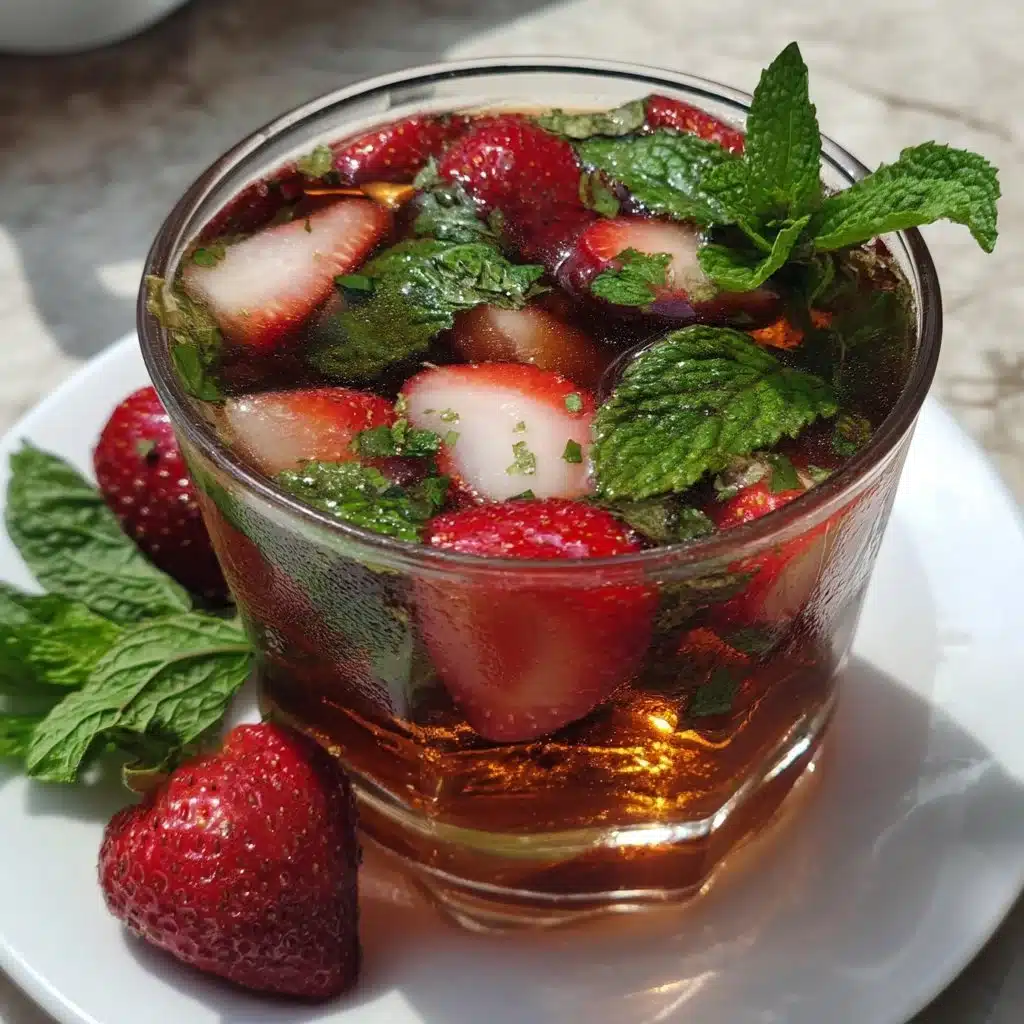 Strawberry Mint Sweet Tea