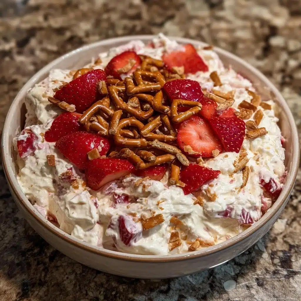 Strawberry Pretzel Fluff Salad