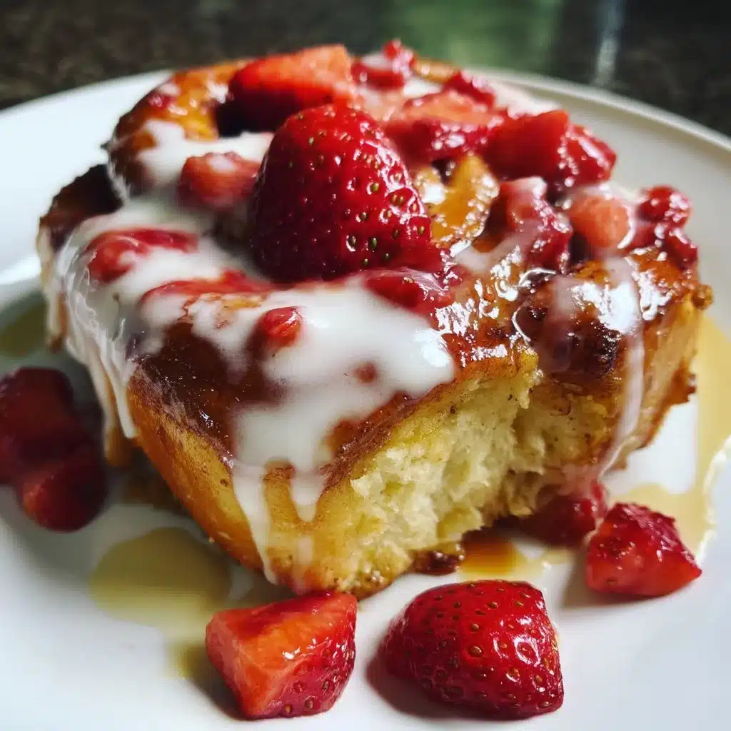 Strawberry Shortcake Cinnamon Rolls