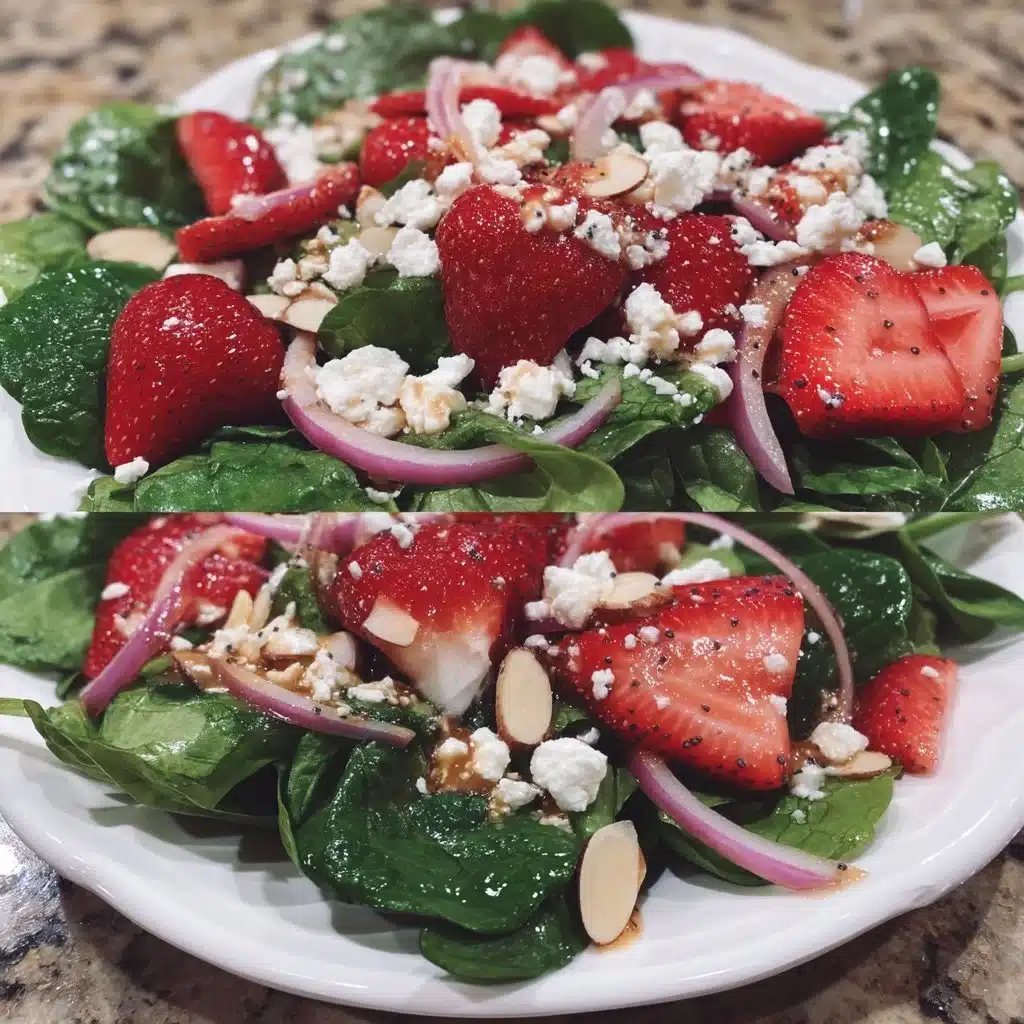 Strawberry Spinach Salad with Poppy Seed Dressing