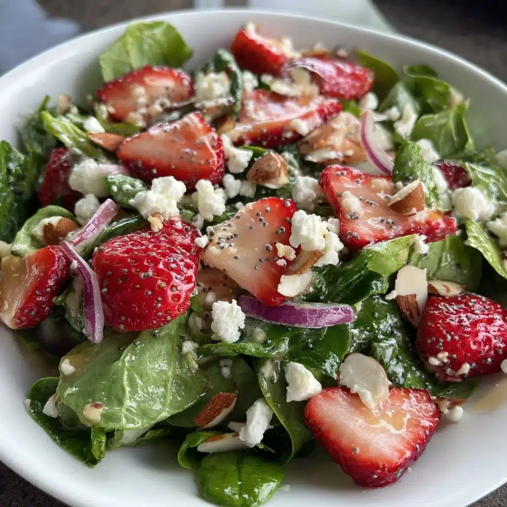 Strawberry Spinach Salad with Poppy Seed Dressing
