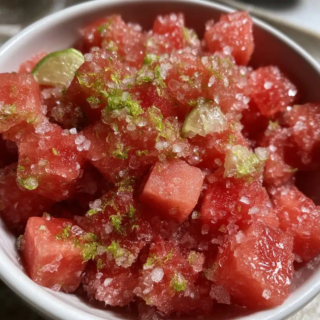 Watermelon Granita with Lime