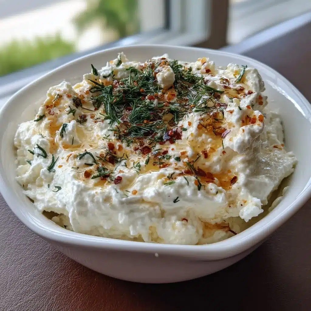 Whipped Feta Dip with Hot Honey and Herbs